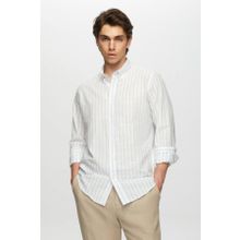 D's Damat 0HC02ORT06265 Slim Fit Açık Mavi Keten Görünümlü Erkek Gömlek