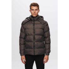 D's Damat 1HF07ORT09020 Regular Fit Antrasit Kapüşonlu Kışlık Mont