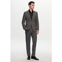 D's Damat 4HF05ORT01577 Slim Fit Gri Düz Takım Elbise
