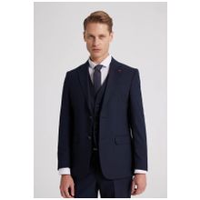 D's Damat 4HFY5ORT01599 Slim Fit Lacivert Yelekli Takım Elbise