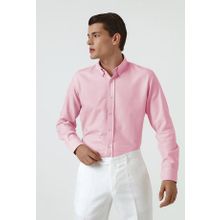 D's Damat 5HC02ORT07265 Slim Fit Pembe Armürlü Erkek Gömlek