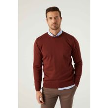 D's Damat 5HF06ORT12004 Regular Fit Bordo Erkek Kazak