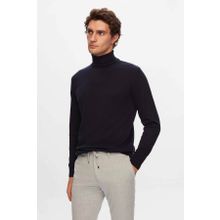 D's Damat 5HF06ORT12007 Regular Fit Lacivert Balıkçı Yaka Kazak