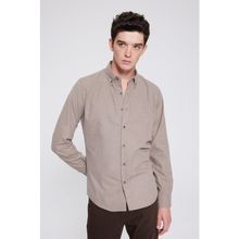 D's Damat 7HC02ORT13265 Regular Fit Vizon Düz Erkek Gömlek