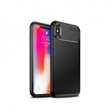 Dtech iPhone X Focus Karbon Silikon Esnek Kapak Kılıf