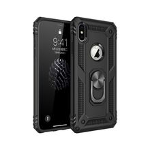 Dtech iPhone XS Sofya Yüzüklü Standlı Silikon Kılıf
