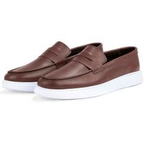 Ducavelli Trim Loafer Kahverengi Hakiki Deri Erkek Ayakkabı