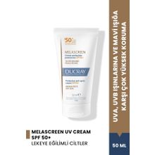Ducray Melascreen Cream SPF50+ Kuru Lekeye Eğilimli Ciltler 50 ml Güneş Kremi