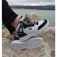 Dunlop 2238 Beyaz-Siyah Fuspetli Ortapedik Boğazlı Jordan Basket Spor Ayakkabı