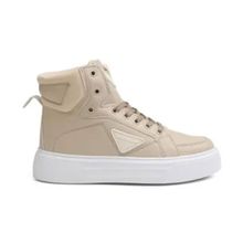 Dunlop Orthopedix 2141 Bej Bilek Boy Yüksek Taban Unisex Basket Sneaker Spor Ayakkabı