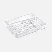 Dünya Plastik 33.6x27x4.8 cm Şeffaf 5 Bölmeli Çekmece İçi Kaşıklık
