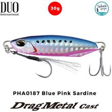 Duo PHA0187 Drag Metal Cast Slow Jig 30 gr Blue Pink Sardine Balık Yemi