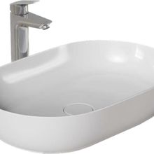 Dura Rose Tezgah Üstü Beyaz 40x60 cm İnce Kesit Lavabo Set