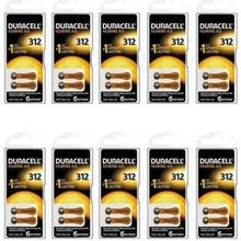 Duracell 312 PR41 60'lı Kulaklık İşitme Cihazı Pili