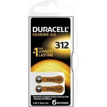 Duracell 4043752174748 Activair 6x312 Adet Kulaklık Pili