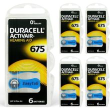 Duracell 675 Numara 6x5 30 Adet Kulaklık İşitme Cihazı Pili