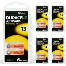 Duracell Activair 6x5 30 Adet 13 Numara İşitme Cihazı Pili
