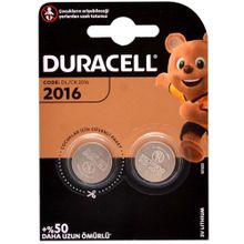 Duracell CR2016 3V 20'li Lityum Düğme Pil
