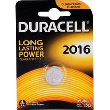 Duracell CR2016 3V Tekli Lityum Düğme Pil