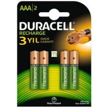 Duracell HR03 750 mAh AAA 4'lü Şarj Edilebilir Pil