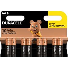 Duracell Ultra Alkalin 8’li Paket AA Piller