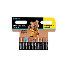 Duracell Ultra Alkalin 8’li Paket AAA Piller