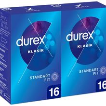Durex Klasik 16x2 Adet Kondom
