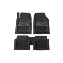 Durmaz Tuning Goldoni Cluster 3D Safir Siyah Krom Karbon Havuzlu Paspas Takımı