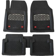 Durmaz Tuning Kia Picanto 3D Safir Siyah Krom Karbon Havuzlu Paspas Takımı