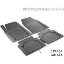 Durmaz Tuning Sevenyol Fiat Panda 12- 3D Profesyonel Siyah Havuzlu Paspas Takımı