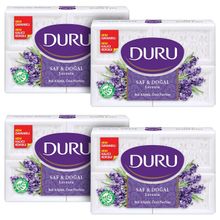 Duru 4x600 gr Saf Doğal Lavanta 4'lü Kalıp Sabun