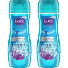 Duru Fresh Sensations Okyanus Ferahlığı 2x650 ml Duş Jeli