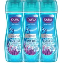 Duru Fresh Sensations Okyanus Ferahlığı 3x450 ml Duş Jeli
