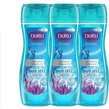 Duru Fresh Sensations Okyanus Tazeliği 3x450 ml Duş Jeli