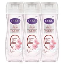 Duru Hydro Pure Sakura 3x450 ml Duş Jeli