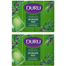 Duru Natural Olive Zeytinyağı Özlü 2x600 gr Duş Sabunu