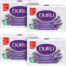 Duru Saf Doğal Kaynaklı Lavanta 16 Adet Beyaz 4x600 gr Kalıp Sabun