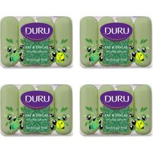Duru Saf Doğal Kaynaklı Zeytinyağı Özlü 16 Adet 4x280 gr Güzellik Sabunu