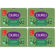 Duru Saf Doğal Zeytinyağı Özlü 16'lı 4 x 600 gr Yeşil Kalıp Sabun