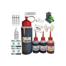 Duruink Siyah Hp Deskjet 2630 2632 2620 Yazıcı Uyumlu 500 ml 304 Kartuş Dolum Seti