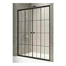 Durul H180 KİDA4MMT153 4 mm Siyah Çizgi 153 cm Duşakabin