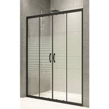 Durul İki Duvar Arası 180 cm Siyah Profil 5 mm Duşakabin