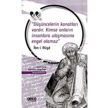 Düşüncelerin Kanatları Vardır, Kimse Onların İnsanlara Ulaşmasına Engel Olamaz İbn-i Rüşd-Ahmet Necip