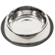 Duvo+ 33 cm 2840 ml Kaymaz Tabanlı Çelik Mama Kabı