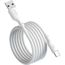 Dvip L24 Beyaz 6A 100W USBA to Type-C 1 mt Hızlı Şarj ve Data Kablosu