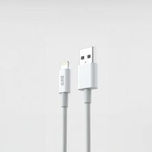 Dvip L33 1 mt Beyaz 6A 120W USBA to Lightning Data ve Hızlı Şarj Kablosu