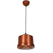 Dylight Retro Bakır Tekli Dekoratif Kafe Murfak Aydınlatma 20 cm Sarkıt Avize