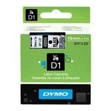 Dymo D1 45800 Şeffaf-Siyah 19 mm 7 mt Yedek Şerit