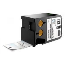 Dymo XTL 38 mm 21 mt Beyaz-Siyah Esnek Naylon Etiketi