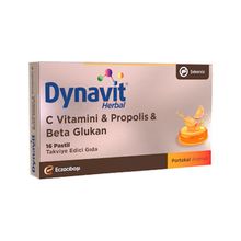 Dynavit Herbal C Vitamin Propolis Beta Glukan 16 Pastil